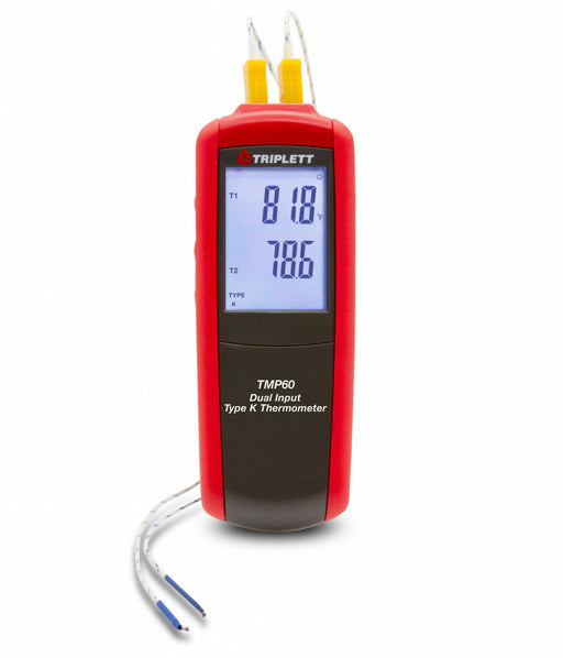 Dual Input Thermocouple J/K Thermometer