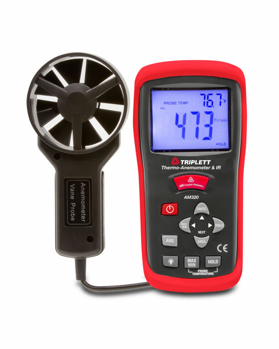 Anemometer 80 to 5 906fpm 32 to 122F