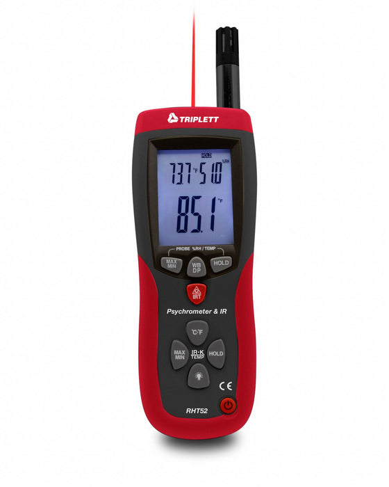Psychrometer w/ Built In IR Thermometer