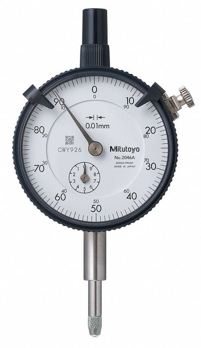 Dial Indicator 0 to 10 mm Range Yellow