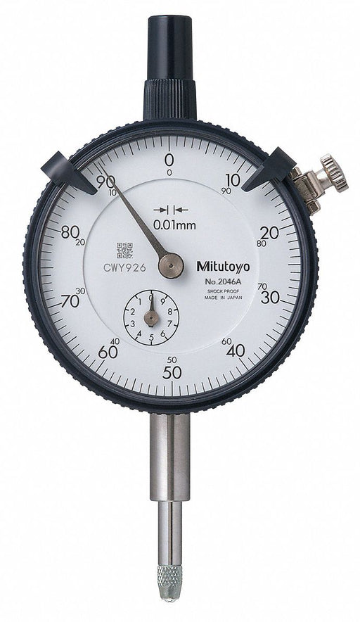 Dial Indicator 0 to 10 mm Range Yellow