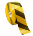 Floor marking Black/Yellow 4inx4in Roll