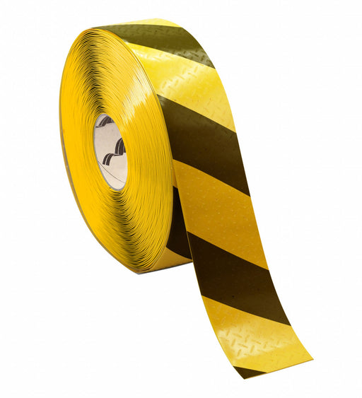 Floor marking Black/Yellow 3inx3in Roll