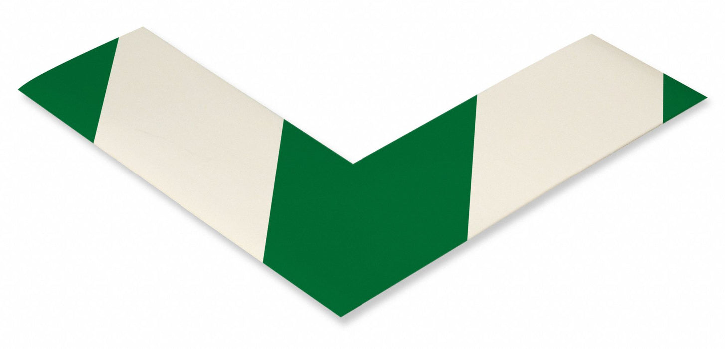 K3729 Floor marking Green/White 2x6in L PK100
