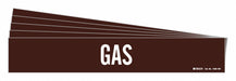 Pipe Marker Adhesive 4 H 24 W Brown PK5