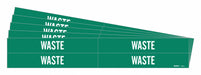 Pipe Marker Adhesive 1-1/8 H 7 W PK5