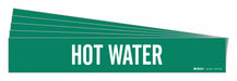 Pipe Marker Adhesive 4 H 24 W Green PK5