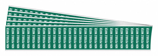 Pipe Marker Adhesive 1/2 H 2-1/4 W PK5