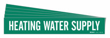 Pipe Marker Adhesive 4 H 24 W Green PK5