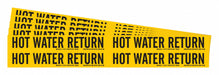 Pipe Markers Hot Water Return PK5