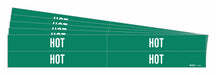 Pipe Marker Adhesive 1-1/8 H 7 W PK5