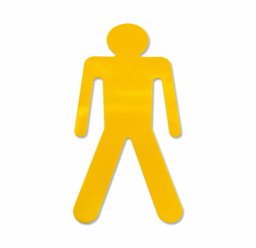 Floor Tape Yellow 6 inx10 in Ped PK20