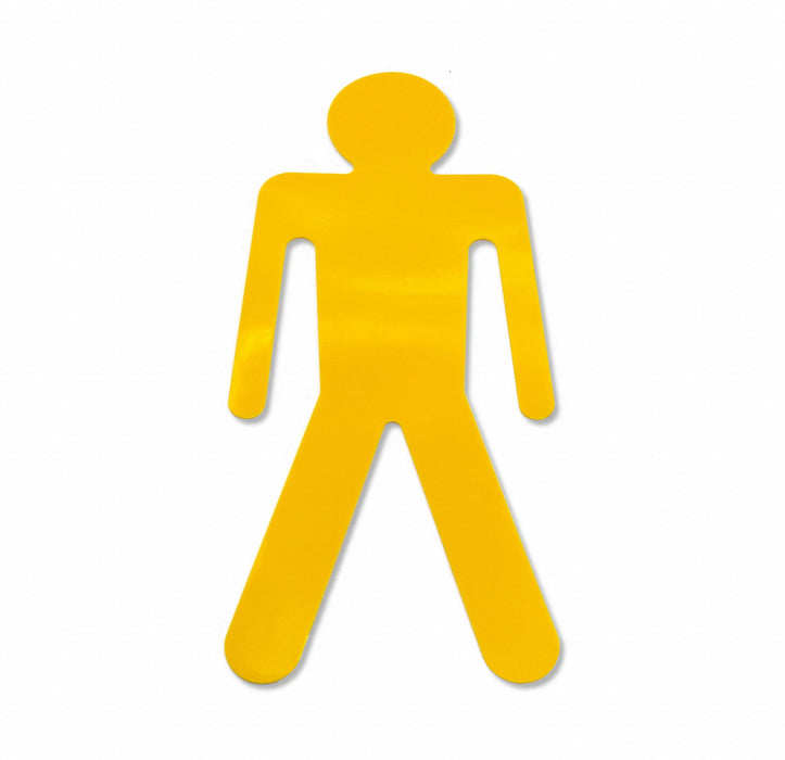 Floor Tape Yellow 6 inx10 in Ped PK20