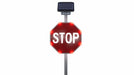 LED Stop Sign Red Solar