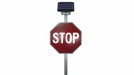 LED Stop Sign Red Solar