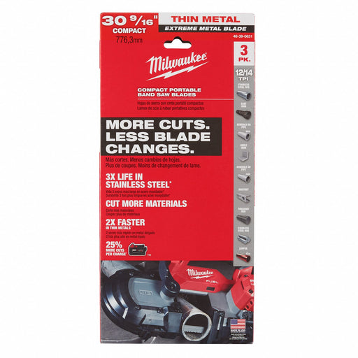 PortableBandSawBlade TPI 12/14 PK3