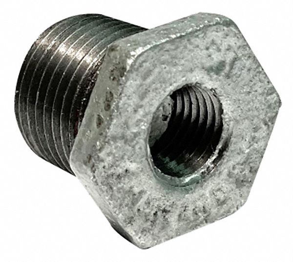 Hex Bushing 3/4 x 1/8 In NPT Galv