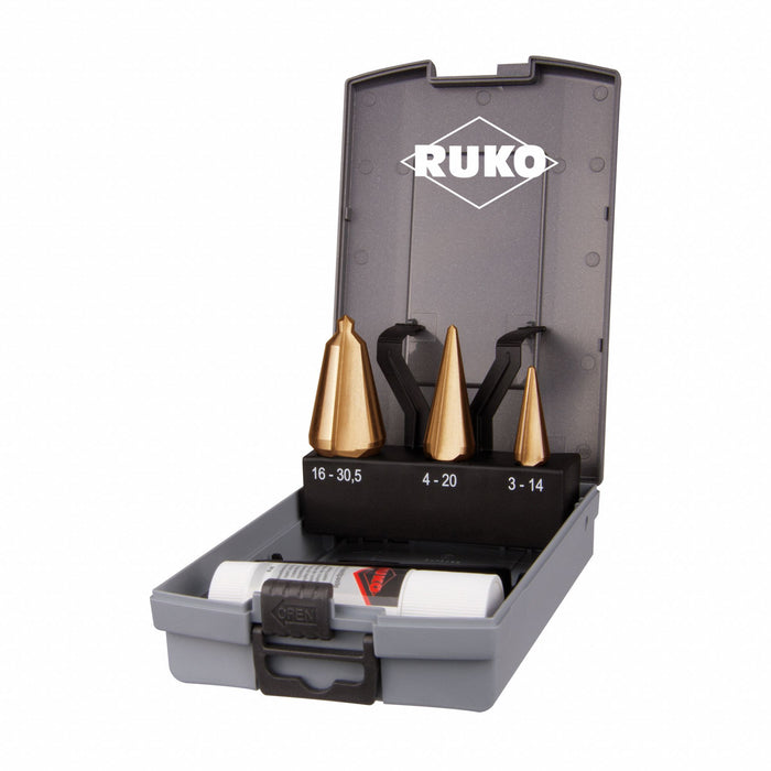 Tube and Sheet Drill High Speed Stl 3pc