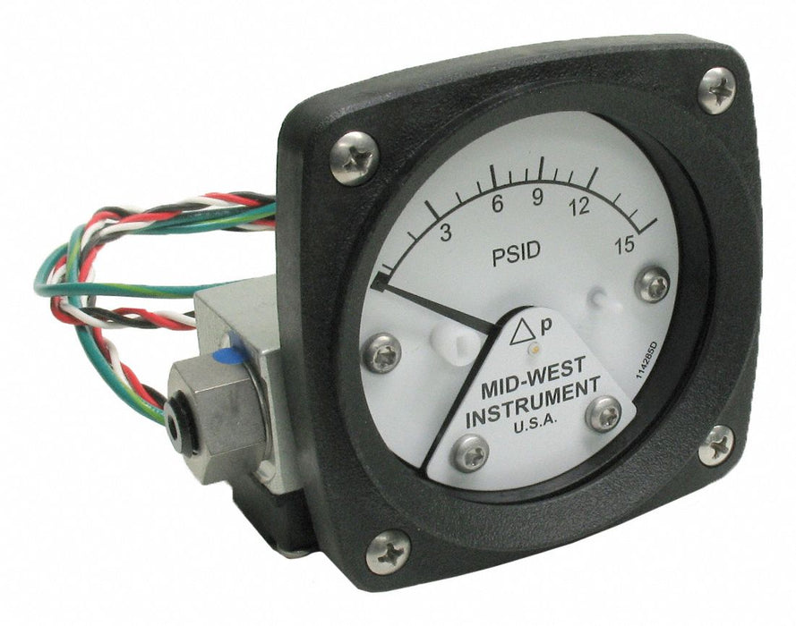 N0309 Differential Pressure Gauge and Switch