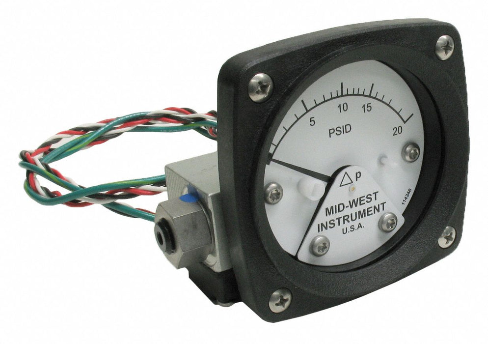 Differential Pressure Gauge and Switch