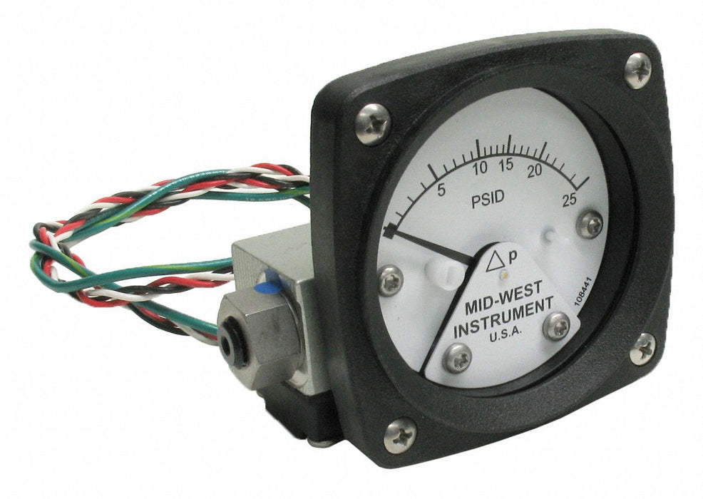 N0309 Differential Pressure Gauge and Switch