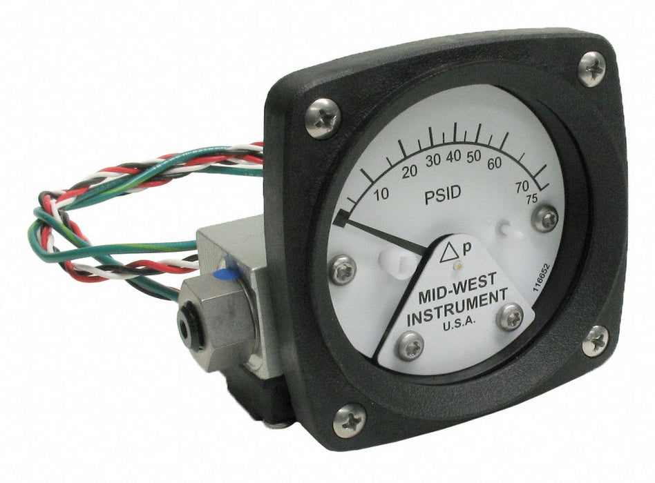 N0309 Differential Pressure Gauge and Switch