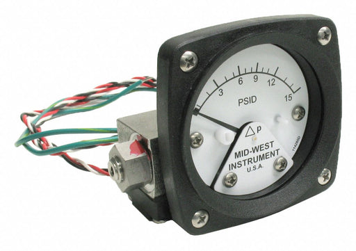 K4584 Differential Pressure Gauge and Switch