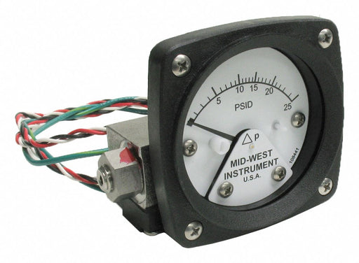 K4584 Differential Pressure Gauge and Switch