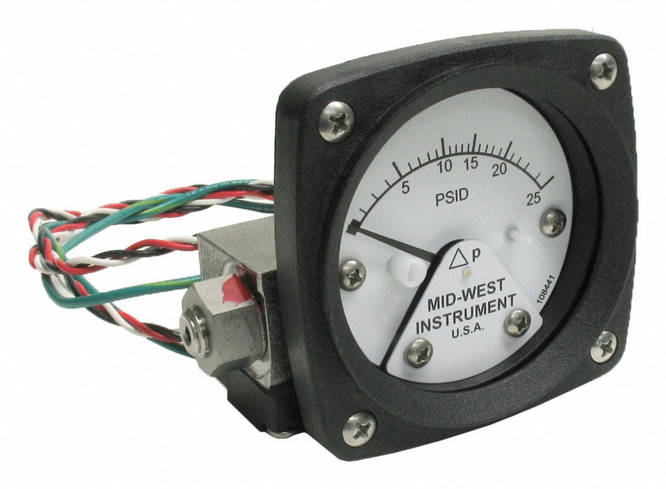 Differential Pressure Gauge and Switch