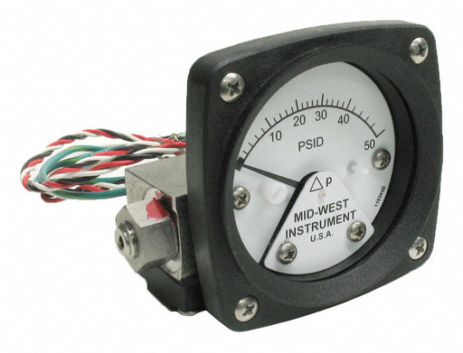 K4584 Differential Pressure Gauge and Switch