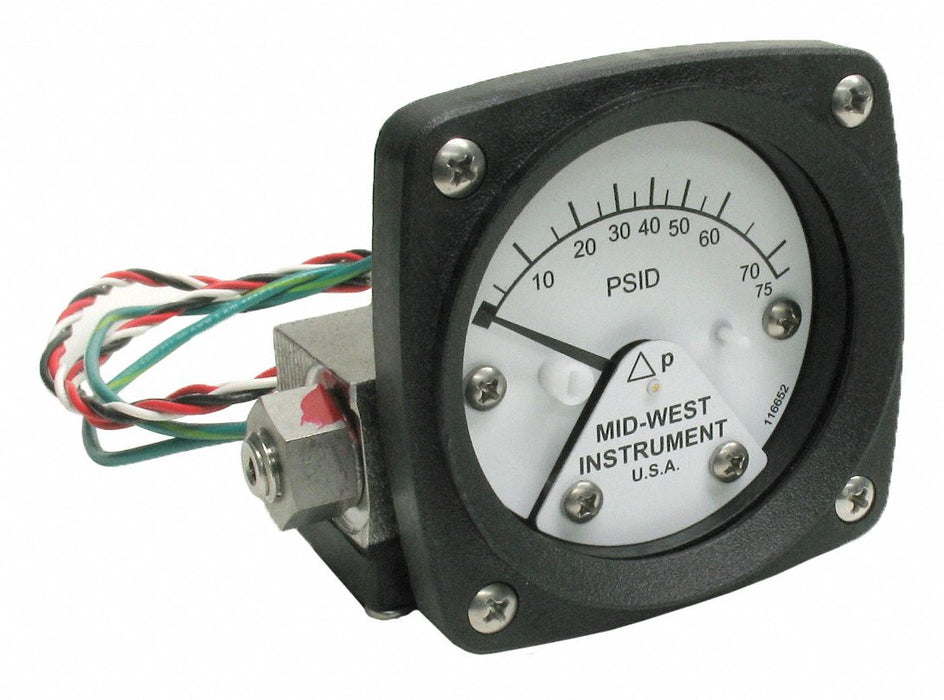 Differential Pressure Gauge and Switch