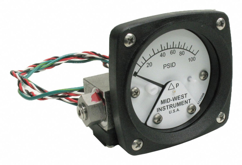K4584 Differential Pressure Gauge and Switch