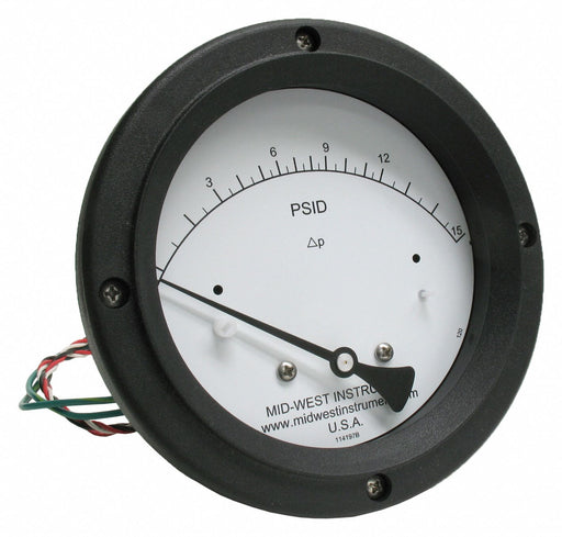 Differential Pressure Gauge and Switch