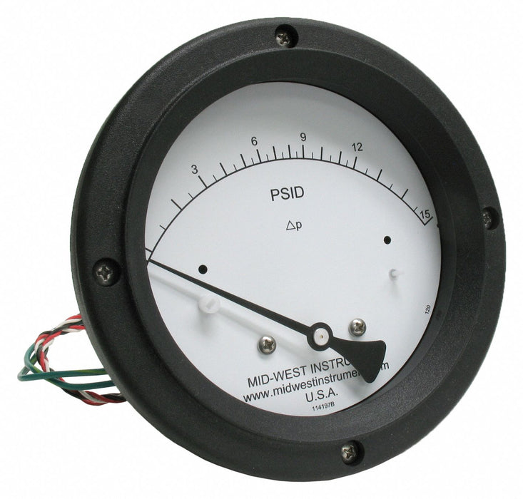 K4585 Differential Pressure Gauge and Switch