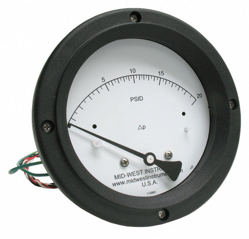 Differential Pressure Gauge and Switch