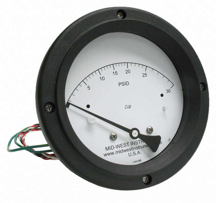 K4585 Differential Pressure Gauge and Switch
