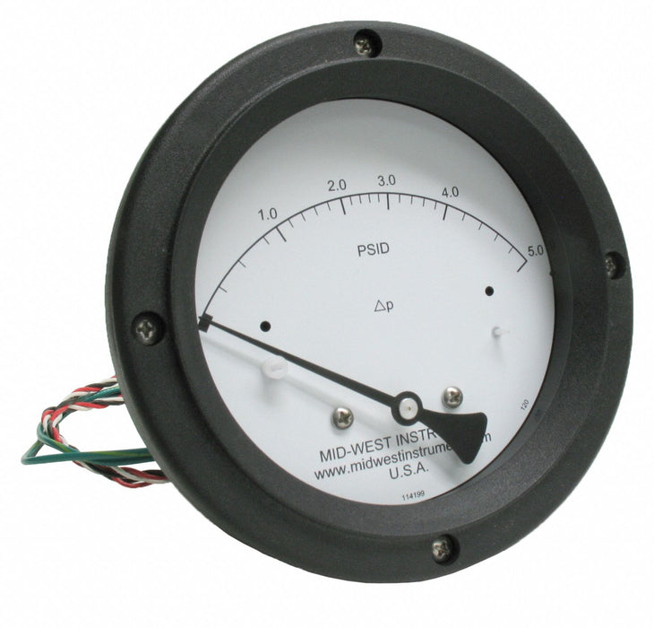 K4586 Differential Pressure Gauge and Switch