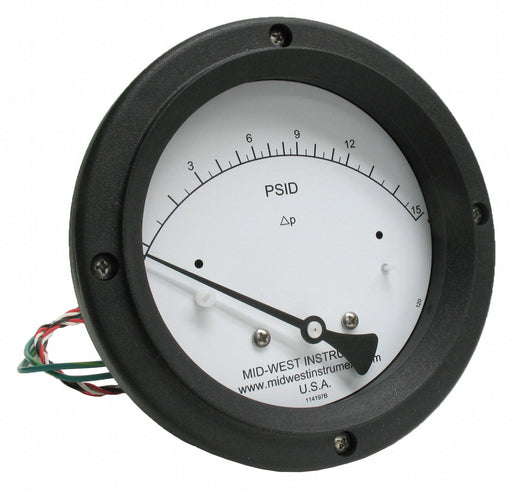 K4586 Differential Pressure Gauge and Switch