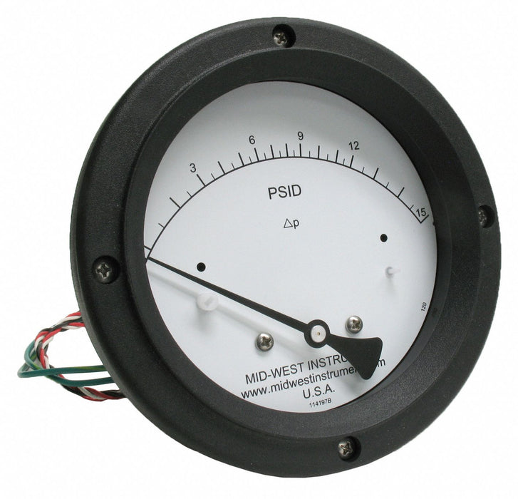 K4586 Differential Pressure Gauge and Switch