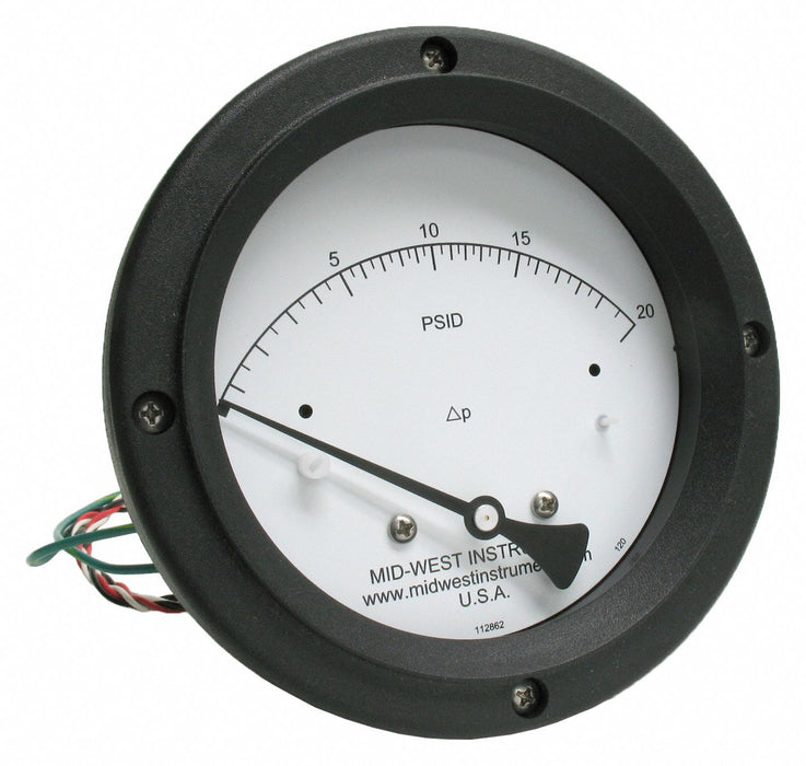K4586 Differential Pressure Gauge and Switch