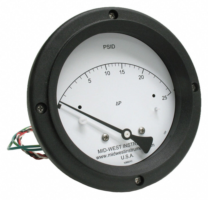 K4586 Differential Pressure Gauge and Switch