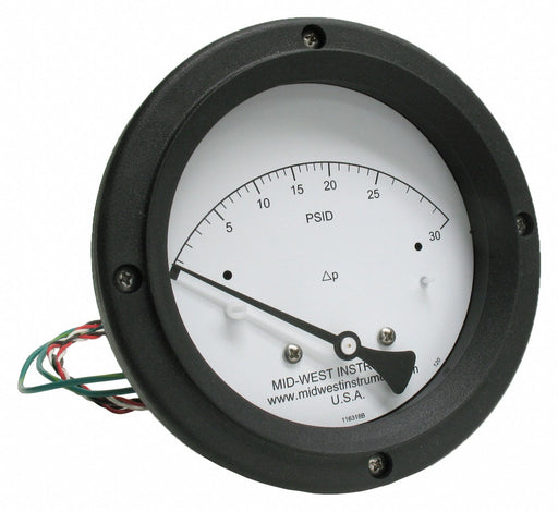 K4586 Differential Pressure Gauge and Switch