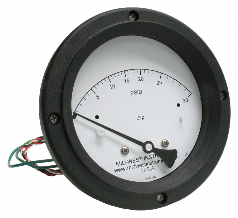 K4586 Differential Pressure Gauge and Switch