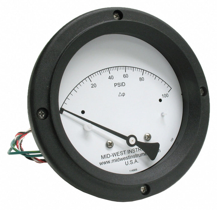 K4586 Differential Pressure Gauge and Switch