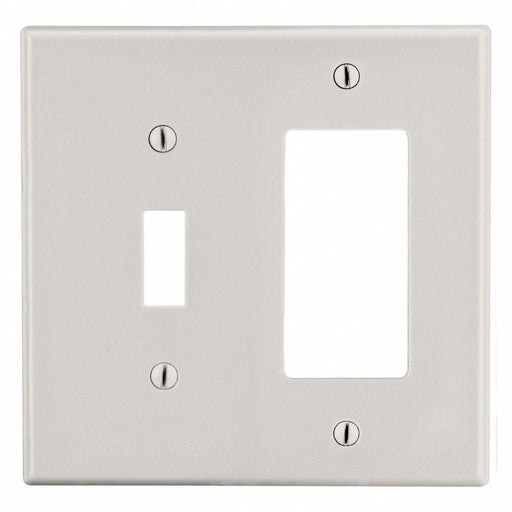 Rocker Wall Plate Brown 2 Gangs Standard