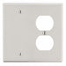 Toggle Switch Wall Plate Brown 2 Gangs