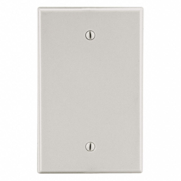 Blank Wall Plate Brown 1 Gang Mid Size