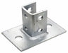 Strut Channel Fitting Silver 1/4 