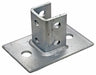 Strut Channel Fitting Silver 1/4 