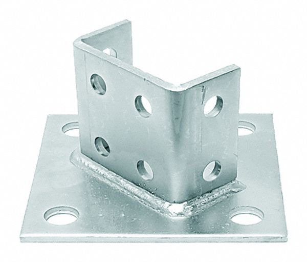 Strut Channel Fitting Silver 1/4 